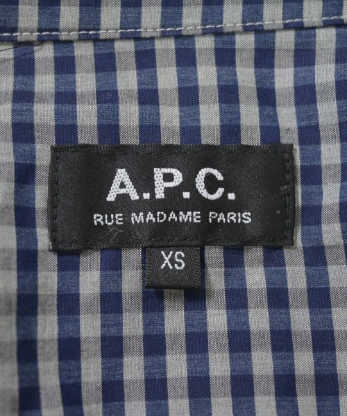 A.P.C.（アーペーセー）カジュアルシャツ 紺 サイズ:XS メンズ/2200670579150