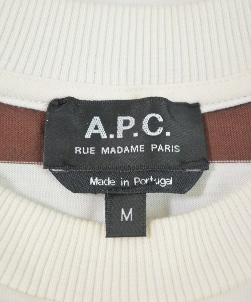A.P.C.（アーペーセー）Tシャツ・カットソー 白 サイズ:M メンズ/2200670579167