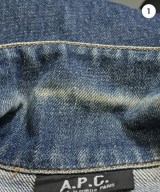 A.P.C.（アーペーセー）デニムジャケット 紺 サイズ:1(S位) メンズ/2200669376029
