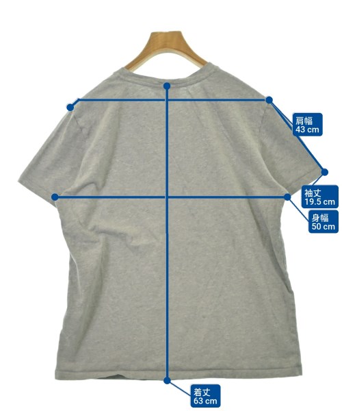 A.P.C.（アーペーセー）Tシャツ・カットソー グレー サイズ:L メンズ/2200671137045