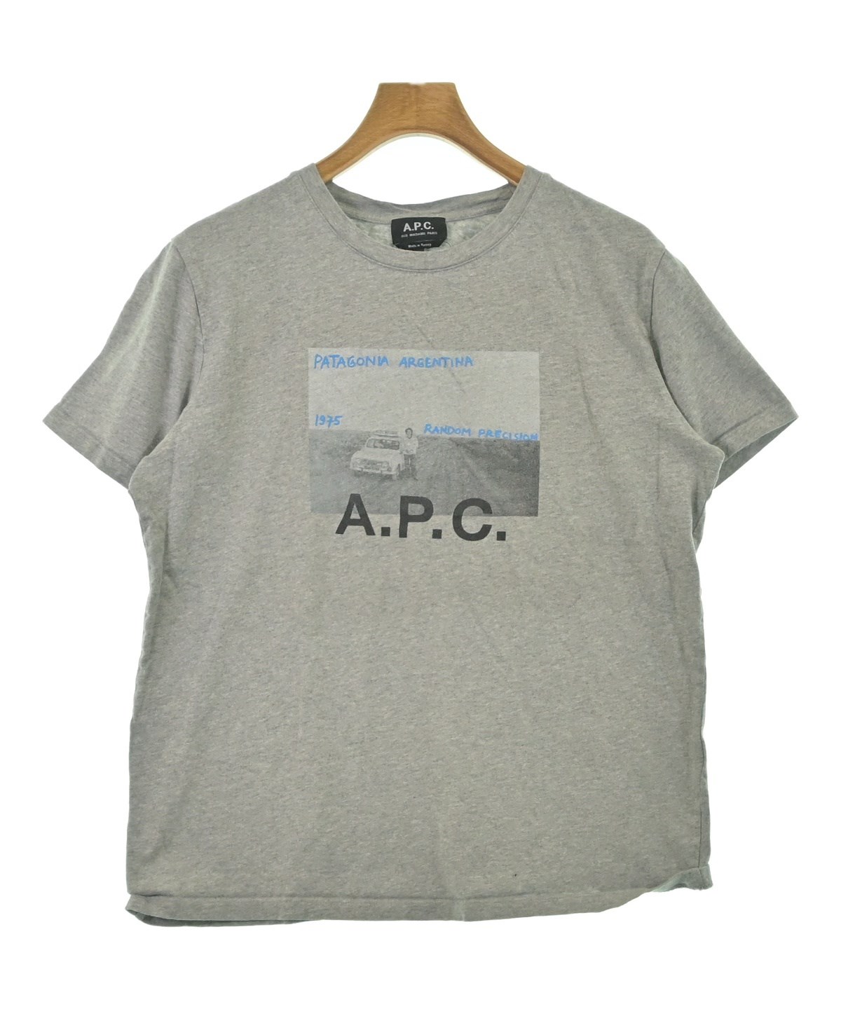 A.P.C.（アーペーセー）Tシャツ・カットソー グレー サイズ:L メンズ