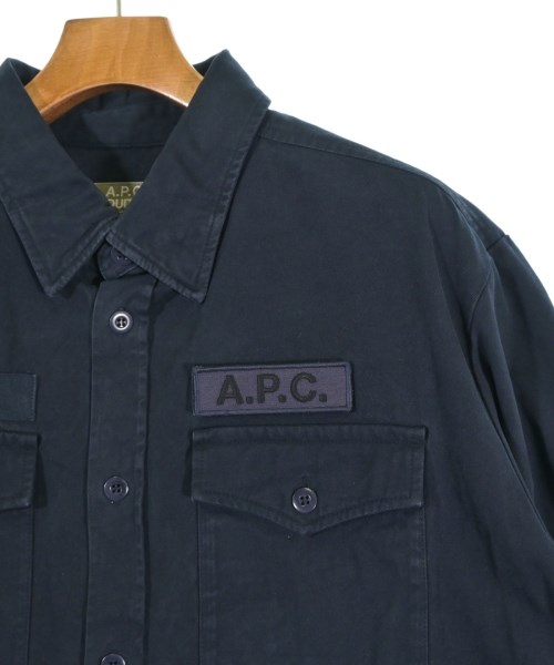 A.P.C.（アーペーセー）カジュアルシャツ 紺 サイズ:M メンズ/2200671431075