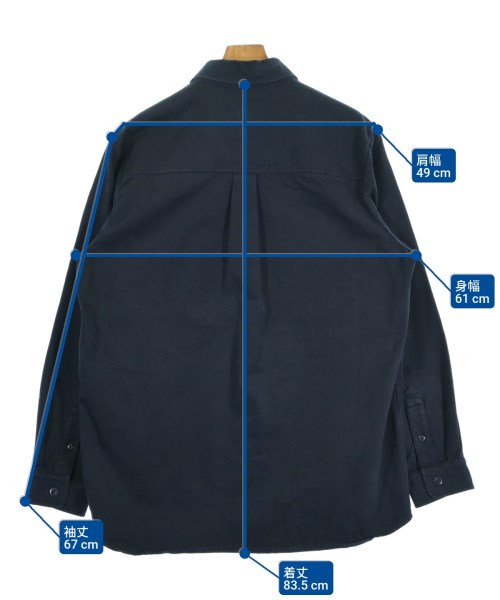 A.P.C.（アーペーセー）カジュアルシャツ 紺 サイズ:M メンズ/2200671431075