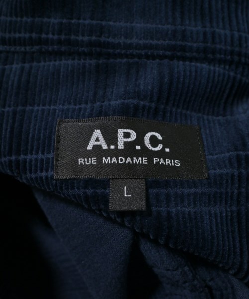 A.P.C.（アーペーセー）カジュアルシャツ 紺 サイズ:L メンズ/2200671431082