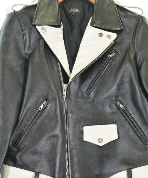 A.P.C.（アーペーセー）ライダース 黒 サイズ:1(S位) メンズ/2200671531010