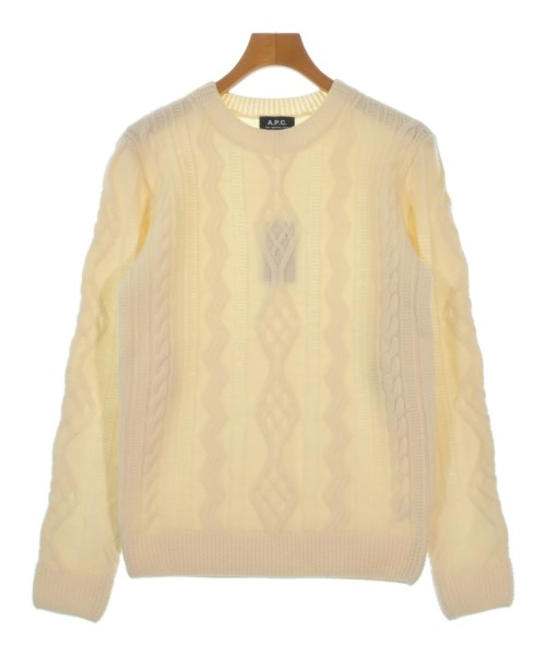 A.P.C.(アーペーセー)ニット・セーター 白 サイズ:M/2200671531027
