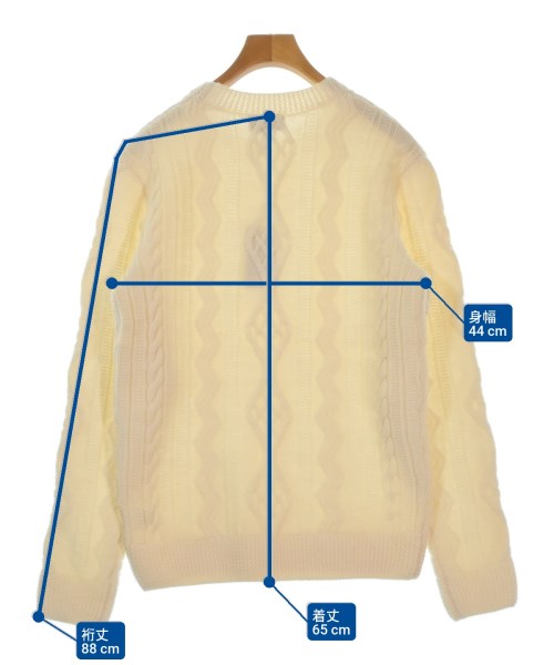 A.P.C.（アーペーセー）ニット・セーター 白 サイズ:M メンズ/2200671531027