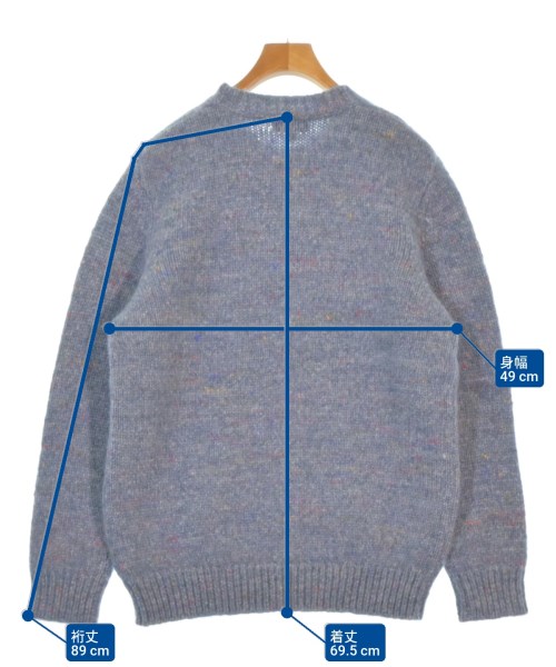 A.P.C.（アーペーセー）ニット・セーター 青 サイズ:M メンズ/2200671531034