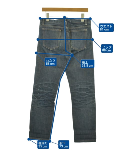 A.P.C.（アーペーセー）デニムパンツ 青 サイズ:29(S位) メンズ/2200671568023