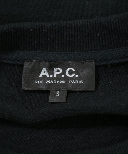 A.P.C.（アーペーセー）スウェット 黒 サイズ:S メンズ/2200671872014