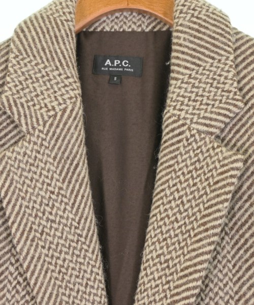 A.P.C.（アーペーセー）チェスターコート 茶 サイズ:S メンズ/2200672106040