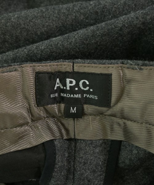 A.P.C.（アーペーセー）スラックス グレー サイズ:M メンズ/2200728673175