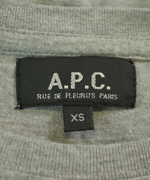 A.P.C.（アーペーセー）Tシャツ・カットソー グレー サイズ:XS メンズ/2200729136136