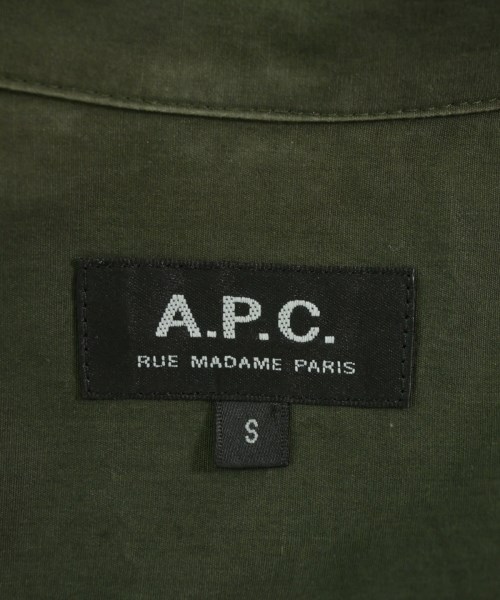 A.P.C.（アーペーセー）カジュアルシャツ 緑 サイズ:S メンズ/2200728594012