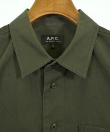 A.P.C.（アーペーセー）カジュアルシャツ 緑 サイズ:S メンズ/2200728594012