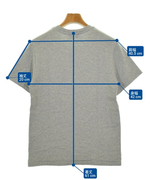 A.P.C.（アーペーセー）Tシャツ・カットソー グレー サイズ:XS メンズ/2200728594036