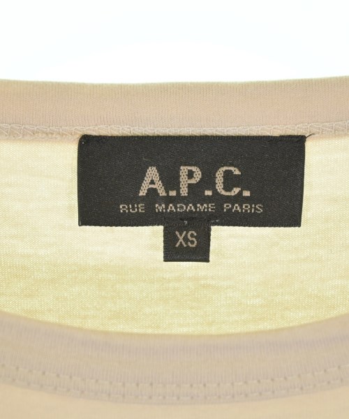 A.P.C.（アーペーセー）Tシャツ・カットソー ベージュ サイズ:XS メンズ/2200728594043