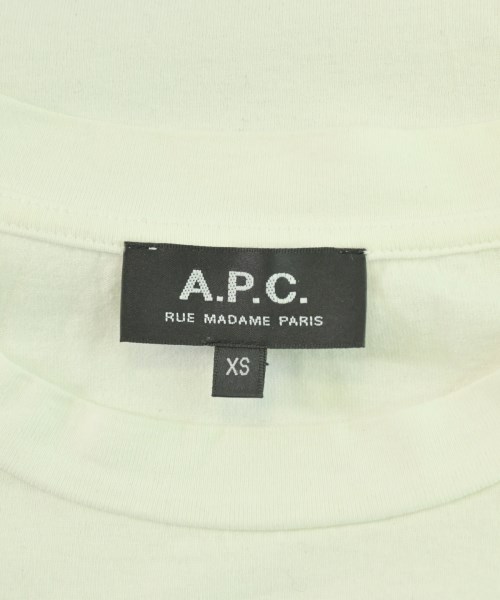 A.P.C.（アーペーセー）Tシャツ・カットソー 白 サイズ:XS メンズ/2200728594050