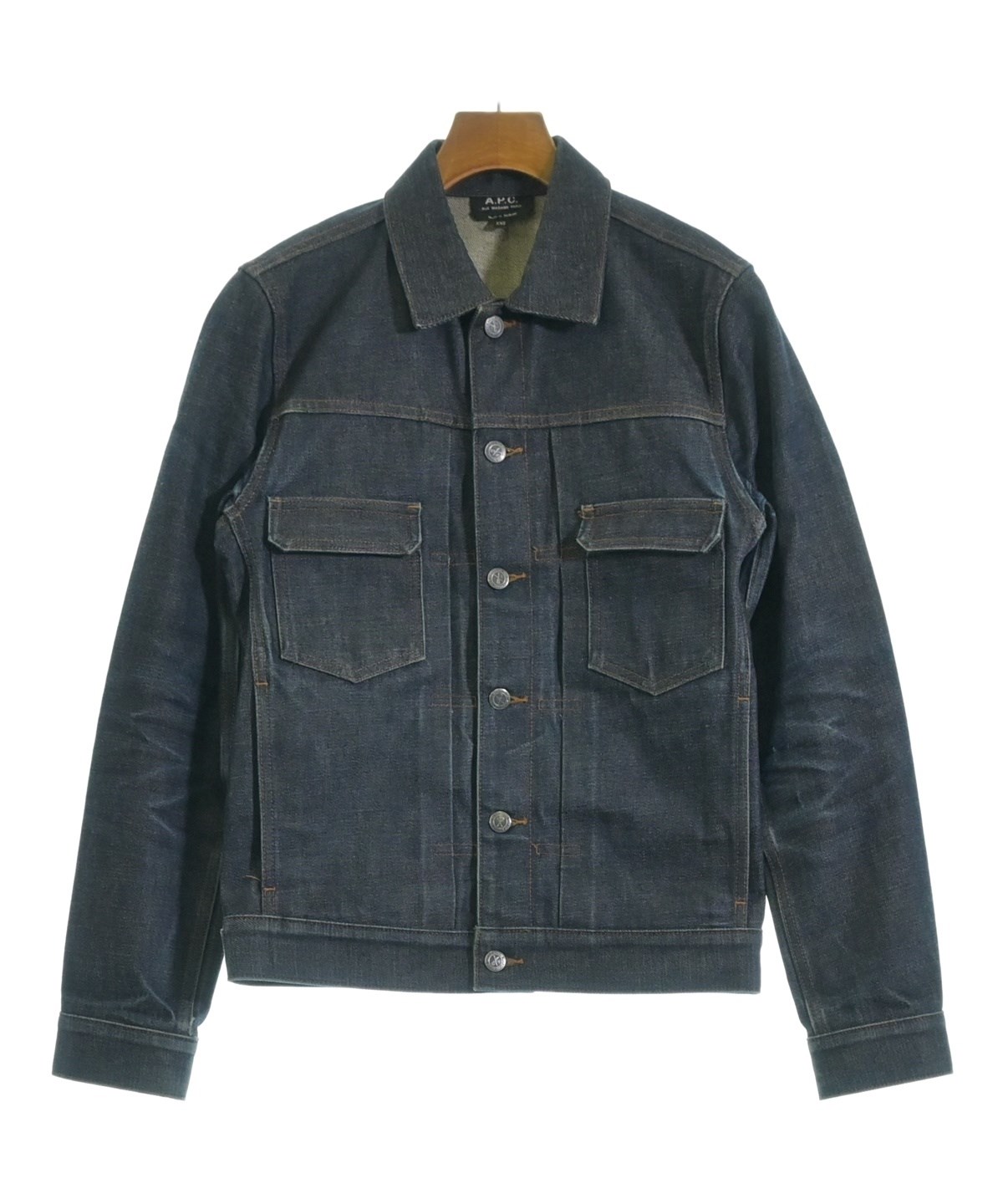 A.P.C.（アーペーセー）デニムジャケット 紺 サイズ:XXS メンズ