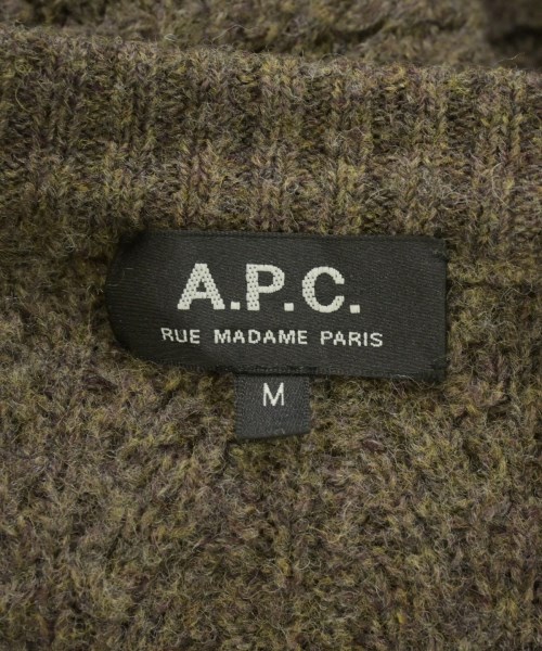A.P.C.（アーペーセー）ニット・セーター 茶 サイズ:M メンズ/2200731432028