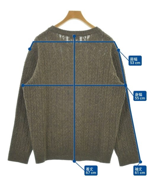 A.P.C.（アーペーセー）ニット・セーター 茶 サイズ:M メンズ/2200731432028