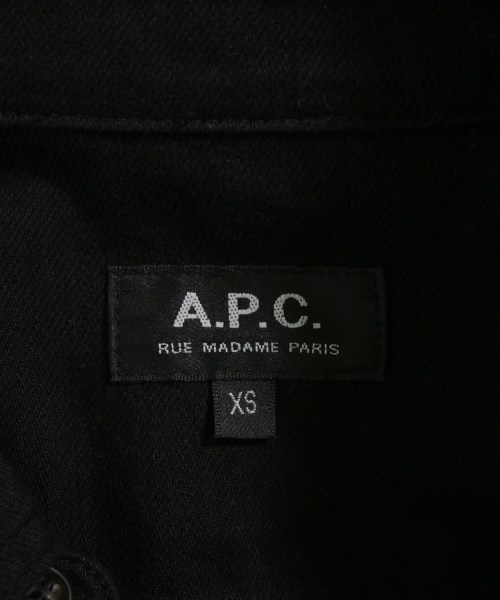 A.P.C.（アーペーセー）カジュアルシャツ 黒 サイズ:XS メンズ/2200732155087