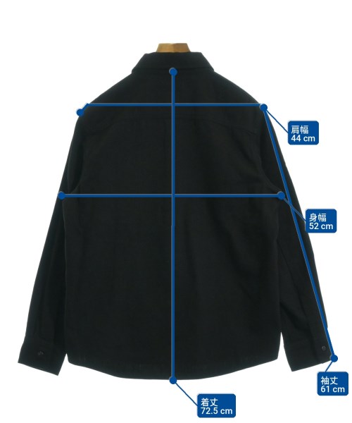A.P.C.（アーペーセー）カジュアルシャツ 黒 サイズ:XS メンズ/2200732155087