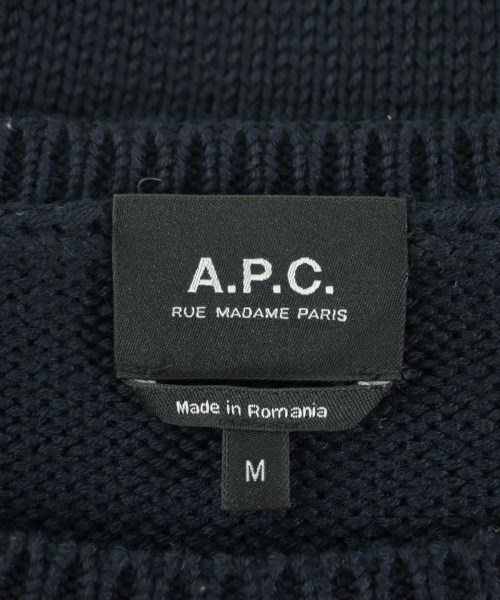 A.P.C.（アーペーセー）ニット・セーター 紺 サイズ:M メンズ/2200732637026