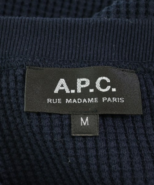 A.P.C.（アーペーセー）Tシャツ・カットソー 紺 サイズ:M メンズ/2200732637033