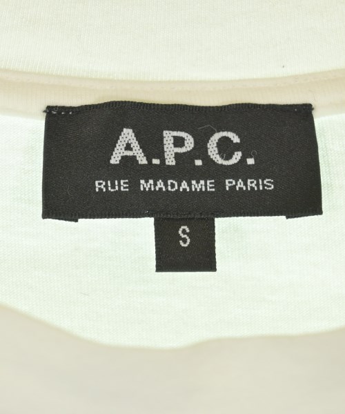 A.P.C.（アーペーセー）Tシャツ・カットソー 白 サイズ:S メンズ/2200732761011