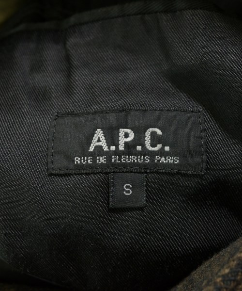 A.P.C.（アーペーセー）チェスターコート 茶 サイズ:S メンズ/2200732883010