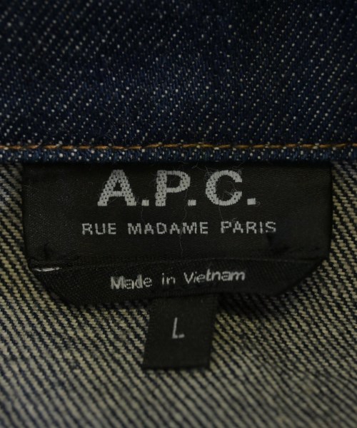 A.P.C.（アーペーセー）デニムジャケット 紺 サイズ:L メンズ/2200733864018