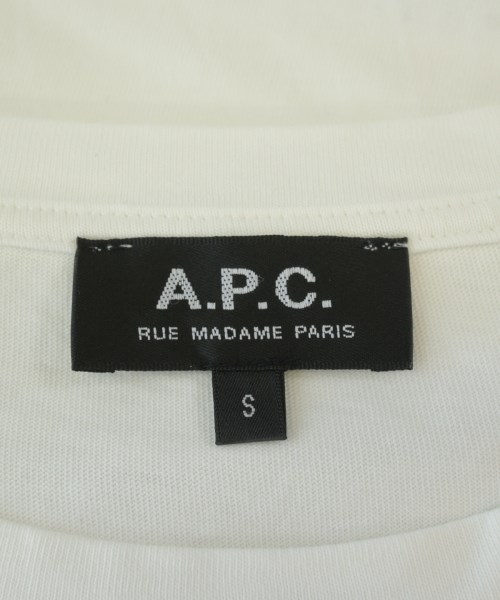 A.P.C.（アーペーセー）Tシャツ・カットソー 白 サイズ:S メンズ/2200734038050