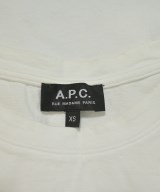 A.P.C.（アーペーセー）Tシャツ・カットソー 白 サイズ:XS メンズ/2200734427083