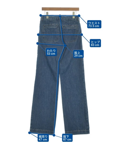 A.P.C.（アーペーセー）デニムパンツ 青 サイズ:27(XS位) メンズ/2200720088083