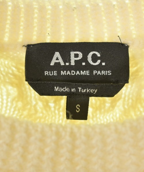 A.P.C.（アーペーセー）ニット・セーター 白 サイズ:S メンズ/2200718981051