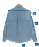 A.P.C.（アーペーセー）カジュアルシャツ 青 サイズ:S メンズ/2200711956063