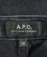 A.P.C.（アーペーセー）デニムパンツ 黒 サイズ:XS メンズ/2200717928033