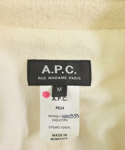 A.P.C.（アーペーセー）その他 白 サイズ:M メンズ/2200721895048