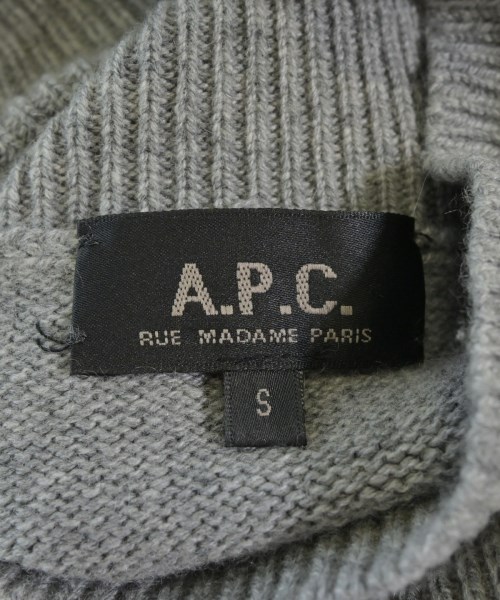 A.P.C.（アーペーセー）ニット・セーター グレー サイズ:S メンズ/2200718990077