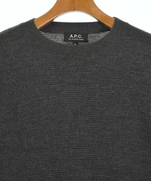 A.P.C.（アーペーセー）ニット・セーター グレー サイズ:M メンズ/2200718990084