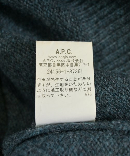 A.P.C.（アーペーセー）ニット・セーター 緑 サイズ:M メンズ/2200718990176