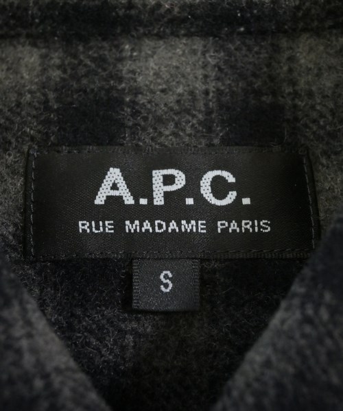 A.P.C.（アーペーセー）カジュアルシャツ グレー サイズ:S メンズ/2200722238035
