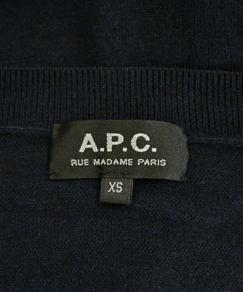 A.P.C.（アーペーセー）カーディガン 紺 サイズ:XS メンズ/2200718115029