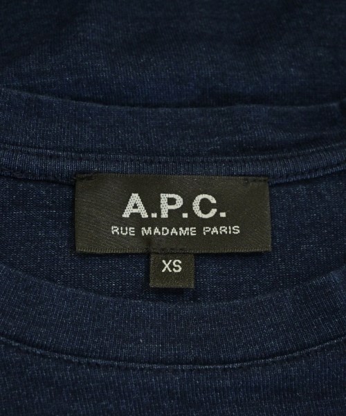 A.P.C.（アーペーセー）Tシャツ・カットソー 青 サイズ:XS メンズ/2200718115098