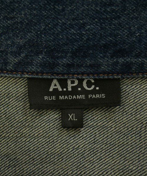 A.P.C.（アーペーセー）デニムジャケット 紺 サイズ:XL メンズ/2200722853047