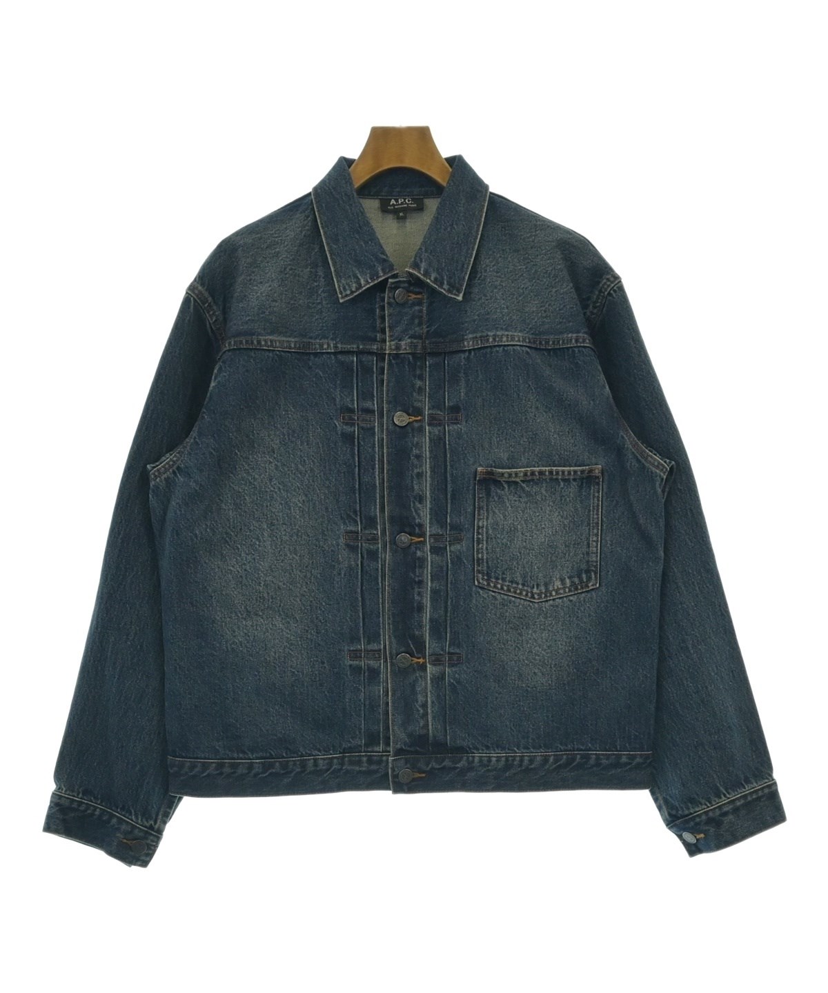 A.P.C.（アーペーセー）デニムジャケット 紺 サイズ:XL メンズ