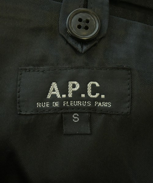 A.P.C.（アーペーセー）テーラードジャケット 黒 サイズ:S メンズ/2200719837111