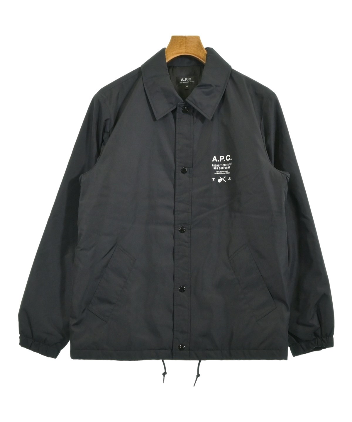 A.P.C.（アーペーセー）ブルゾン 黒 サイズ:XS メンズ/2200719273018