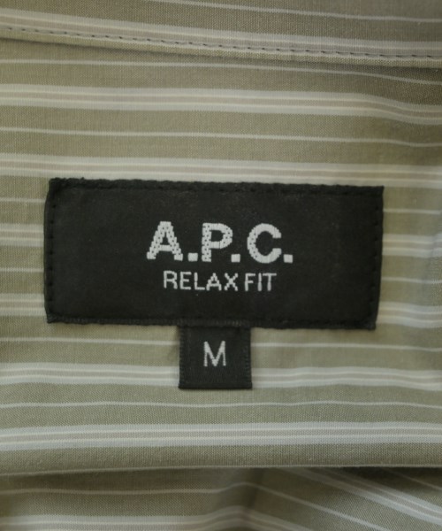 A.P.C.（アーペーセー）カジュアルシャツ グレー サイズ:M メンズ/2200725983048